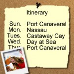 Disney Cruise 4 Night Bahamian